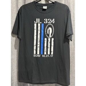 Honoring Fallen Heroes End of watch 10.21.17 Law Enforcement Officers Tshirt Med
